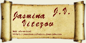 Jasmina Vitezov vizit kartica
